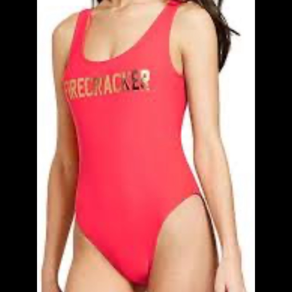 Women's Xhilaration XL "Firecracker" once piece